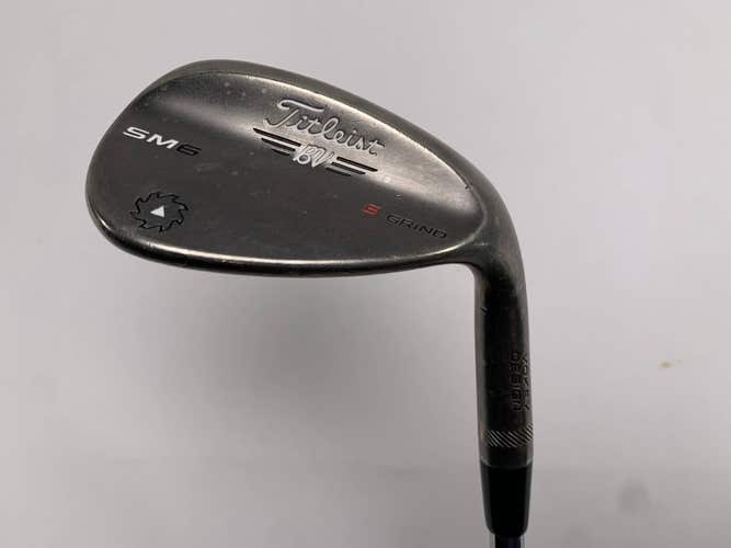Titleist Vokey SM6 Steel Grey Sand Wedge SW 56* 10 Bounce S-Grind Wedge Mens RH