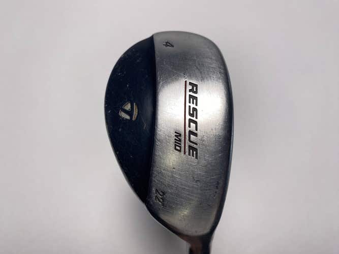 TaylorMade Rescue Mid 4 Hybrid 22* 65g Regular Graphite Mens RH