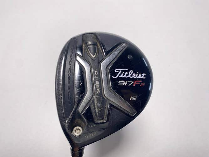 Titleist 917 F2 3 Fairway Wood 15* Diamana Blue S+70x5ct 70g Stiff LH