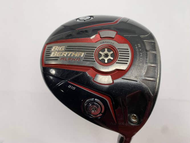 Callaway Big Bertha Alpha 815 Driver 9* Fujikura Speeder 665 Stiff Mens RH
