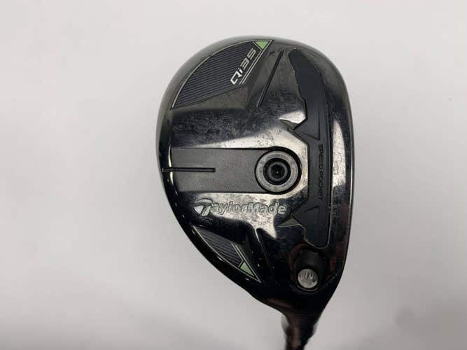TaylorMade Qi35 Rescue 2 Hybrid 17* Kai'li Blue 85g Stiff Graphite Mens RH