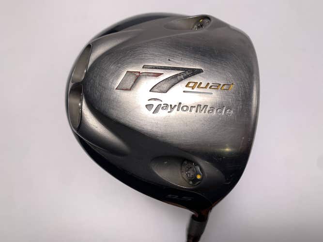 TaylorMade R7 Quad Driver 9.5* MAS2 65g Stiff Graphite Mens RH