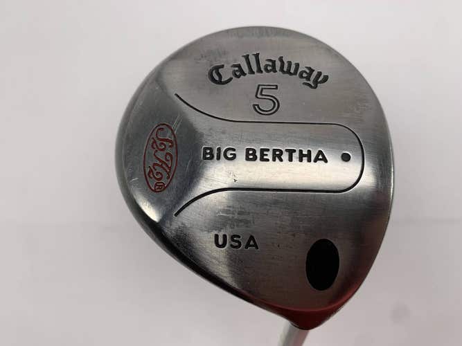 Callaway Big Bertha S2H2 5 Fairway Wood 18* Extreme Stiff Steel Mens RH