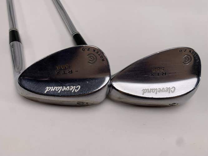Cleveland 588 RTX 2.0 Tour Satin Wedge Set 56* 12 | 60* 10 DG Wedge Steel RH