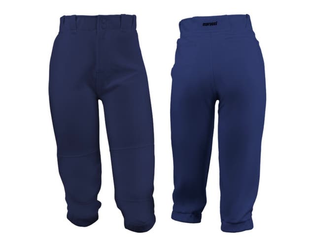 Marucci Fastpitch Softball Game Pants, Navy Blue, Adult Small (New)