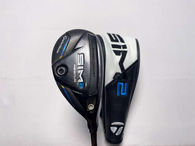 TaylorMade SIM2 Rescue 3 Hybrid 19.5* Tensei Blue Raw AV Series 80g Stiff RH HC