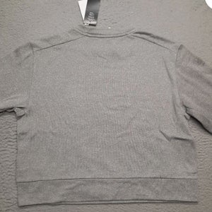 Adidas Women's Small Gray Training Crew Sweatshirt (New)