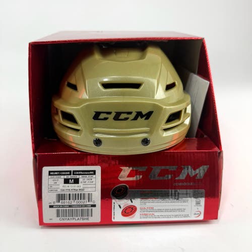 New Gold CCM Resistance Helmet | Senior Medium