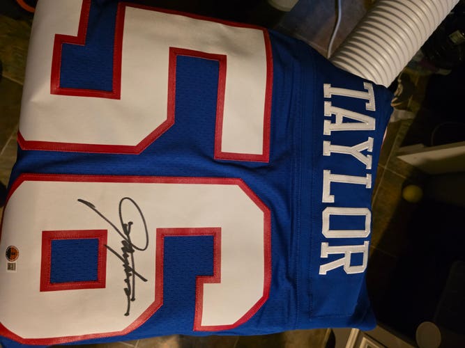 Mitchell & Ness Signed Lawrence Taylor Jersey