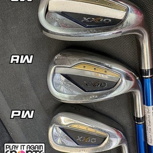 (USED) XXIO 13 Mens Iron Set (8 Clubs) 5-9/PW/AW/SW (Regular Flex, Graphite)