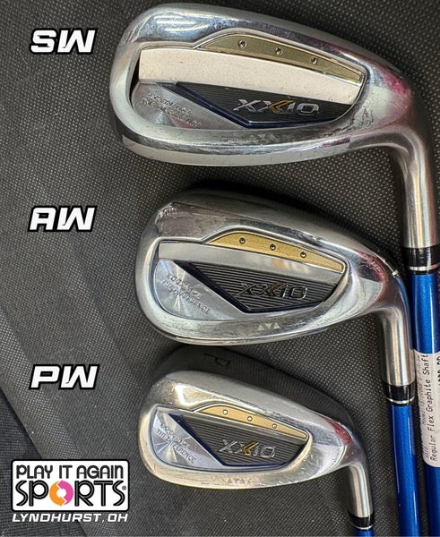 (USED) XXIO 13 Mens Iron Set (8 Clubs) 5-9/PW/AW/SW (Regular Flex, Graphite)