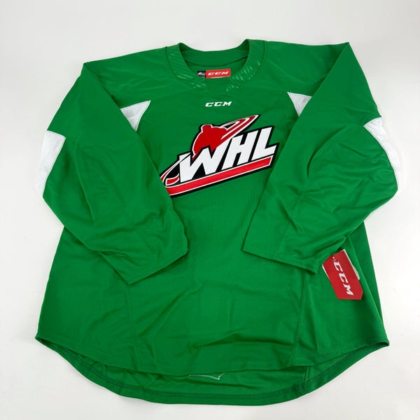 New Green and White CCM WHL All Star Jersey | Size 56 | 191520953706