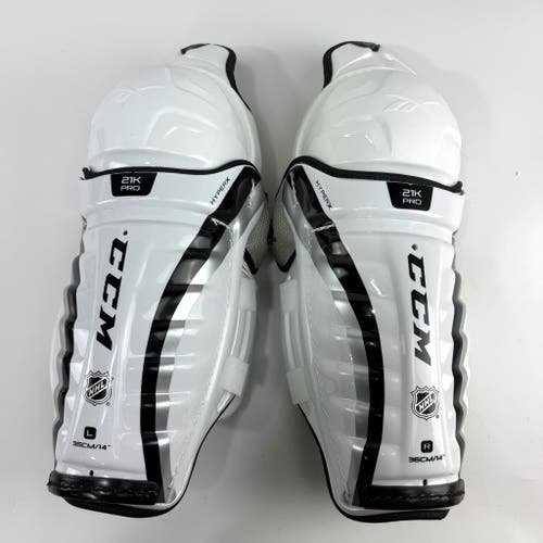 RARE New CCM 21K Pro Shin Guards | 14" | 888162498800