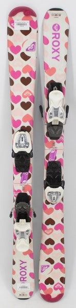 Roxy Sweetheart Kids Skis with Bindings - 110 cm Used