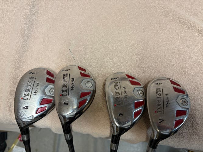 Men's Idrive Left Hand Clubs (Full Set) Regular Flex 4 Pieces (Used)