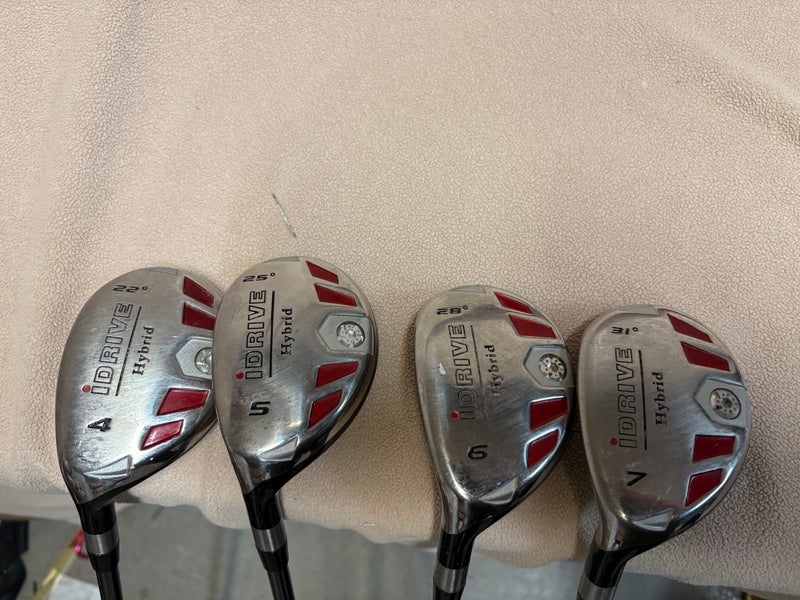 Men's Idrive Left Hand Clubs (Full Set) Regular Flex 4 Pieces (Used)