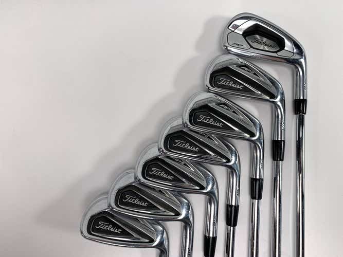 Titleist 716 AP2 Iron Set 4-PW Project X Precision Rifle 6.0 Stiff Steel Mens RH