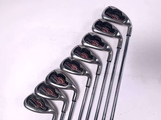 Callaway Big Bertha 2006 Iron Set 4-PW+SW Regular Steel Mens RH