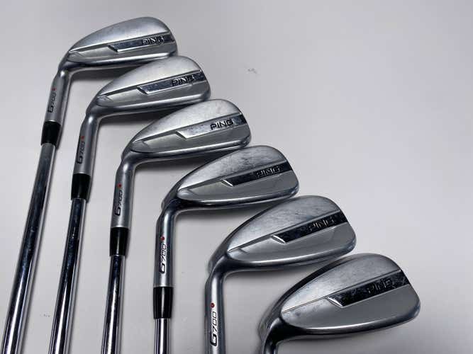 Ping G700 Iron Set 5-PW Red Dot 1* Flat Dynamic Gold S300 105g Stiff LH