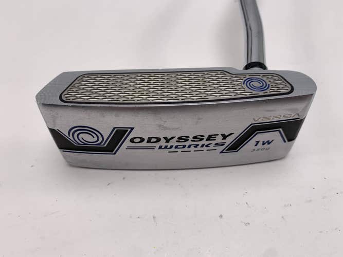 Odyssey Works Versa 1W Putter 34" SuperStroke Flatso 2.0 Mens RH