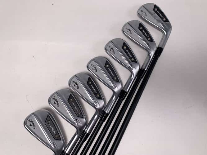 Callaway Apex Pro 24 Iron Set 4-PW KBS Tour Graphite Iron TGi 100g XStiff RH