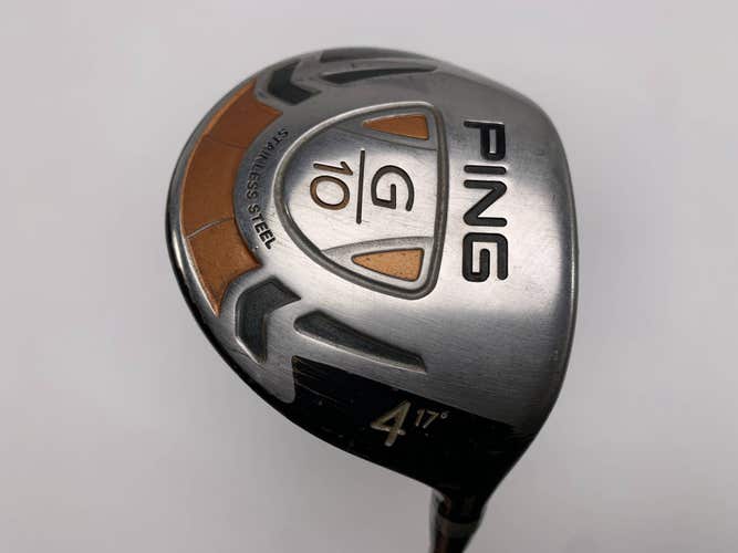 Ping G10 4 Fairway Wood 17* TFC 129 F Stiff Graphite Mens RH Midsize Grip