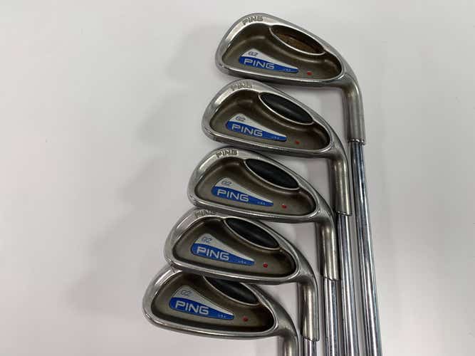 Ping G2 Iron Set 6-PW Red Dot 1* Flat TFC 100 Regular Steel Mens RH