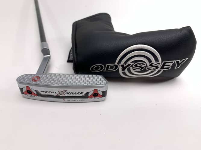 Odyssey Metal X Milled 1 Putter 34" Mens LH HC