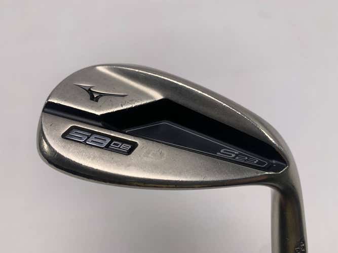 Mizuno S23 Satin Chrome Lob Wedge 58* 8 Project X 5.0 110g Senior Steel Mens RH