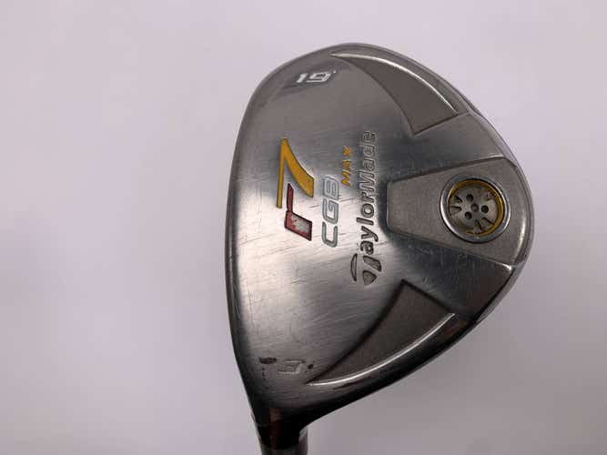 TaylorMade R7 CGB Max 3 Hybrid 19* REAX SuperFast 55g Regular Graphite Mens LH