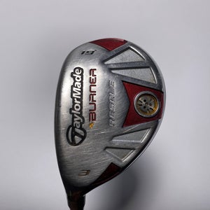 TaylorMade Burner Rescue 3 Hybrid 19* REAX SuperFast 65g Regular Mens LH