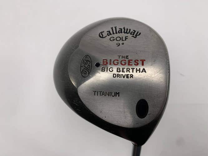 Callaway Biggest Big Bertha Driver 9* Ultra Light Senior Graphite Mens RH