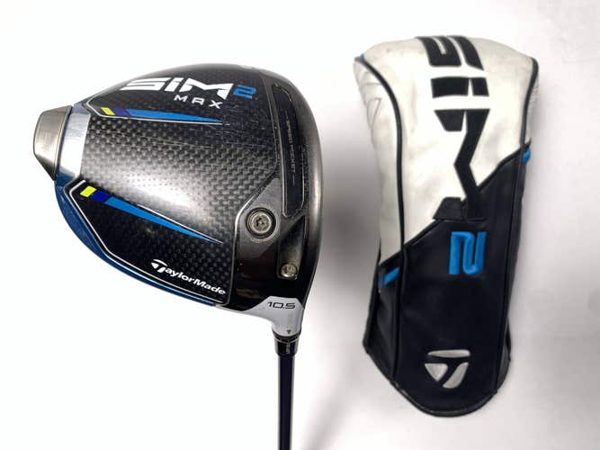 TaylorMade SIM2 MAX Driver 10.5* Fujikura Ventus Blue 5-S Stiff RH HC