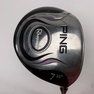 Ping Rhapsody 7 Fairway Wood 26* Black Dot ULT 129 Ultra Light Ladies RH