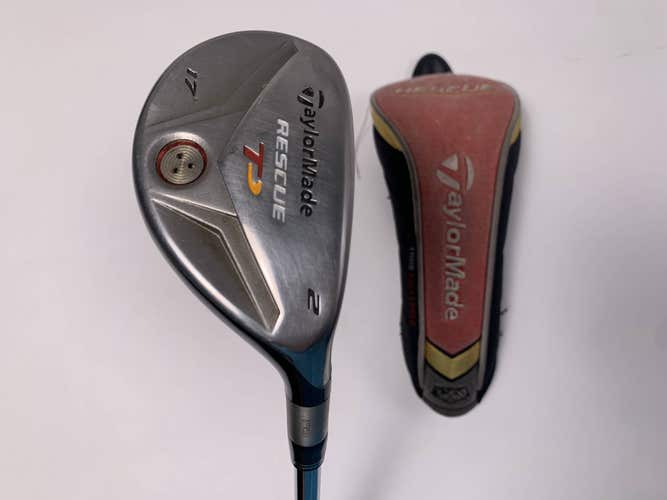 TaylorMade Rescue TP 2 Hybrid 17* Dynamic Gold Lite Stiff Steel Mens RH HC