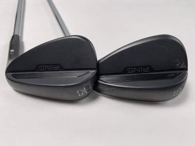 Ping s159 Midnight Wedge Set 52* 12 | 56* 12 Orange Dot 2* Flat DG S300 Mens RH