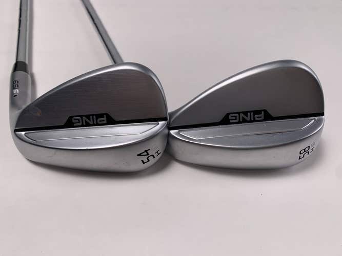 Ping s159 Chrome Wedge Set 54* 10 | 58* 8 Black Dot ZZ 115g Wedge Mens RH