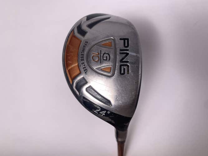 Ping G10 5 Hybrid 24* TFC 129 H Stiff Graphite Mens RH