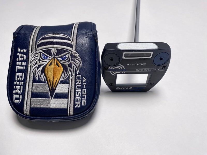 Odyssey Ai-One Square 2 Square Cruiser Jailbird Broomstick 46.5" Mens RH HC