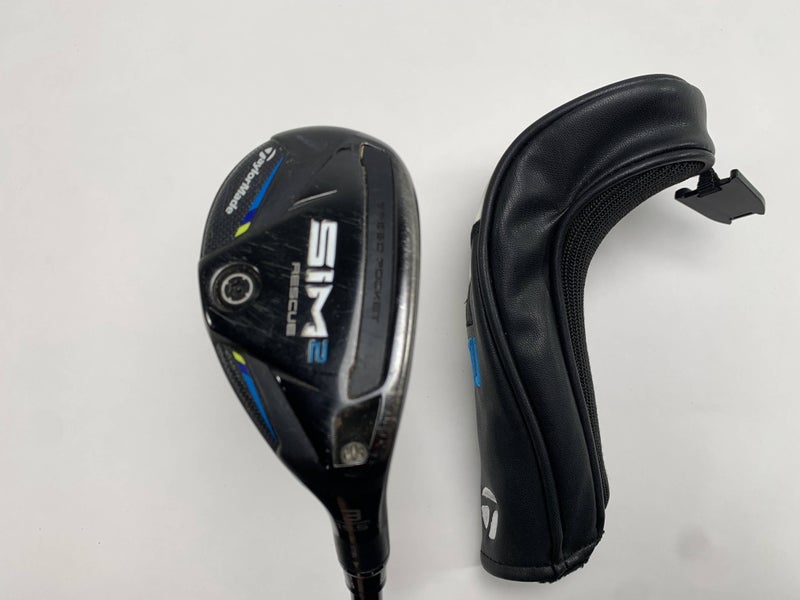 TaylorMade SIM2 Rescue 3 Hybrid 19.5* Tensei Blue Raw AV Series 80g Stiff RH HC