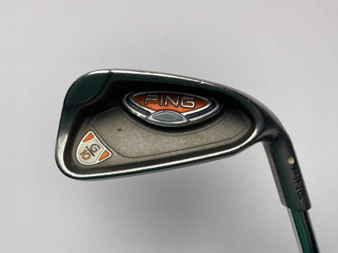 Ping G10 Single 6 Iron White Dot 3* Up AWT Regular Steel Mens RH Midsize Grip