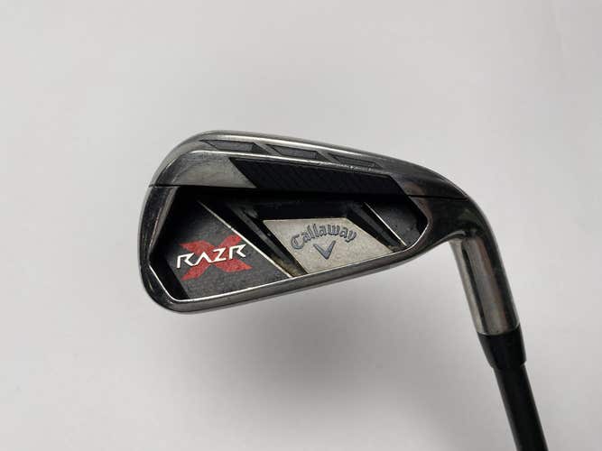 Callaway Razr X Single 6 Iron 1* Up 65g Senior Graphite Mens RH