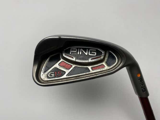 Ping G15 Single 7 Iron Orange Dot 2* Flat TFC 149 I Regular Graphite Mens RH
