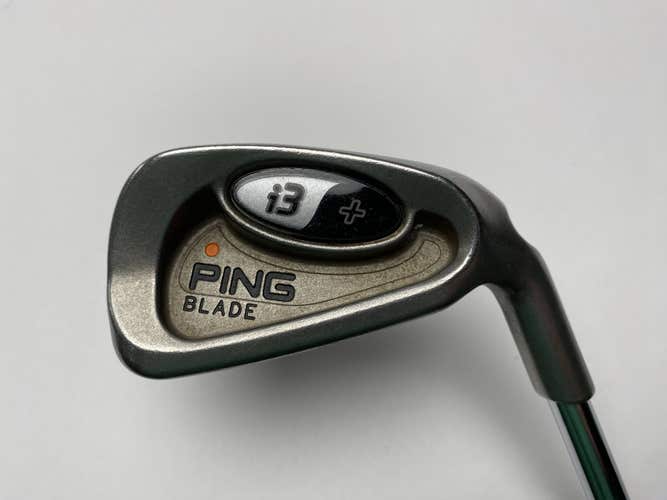 Ping i3 + Blade Single 6 Iron Orange Dot 2* Flat Stiff Steel Mens RH