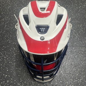 Used Warrior BURN Lacrosse Helmet White One Size 11849-S000034354