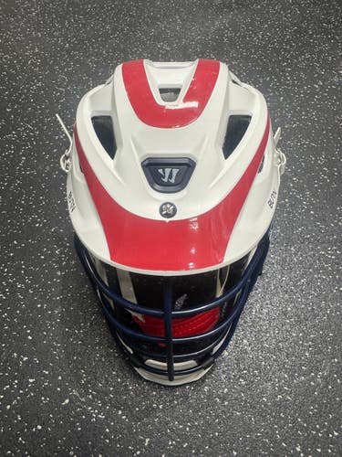 Used Warrior BURN Lacrosse Helmet White One Size 11849-S000034354