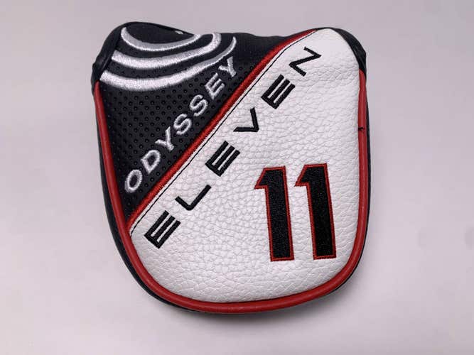 Odyssey Eleven 11 XXL Black White Mallet Putter Headcover NEW