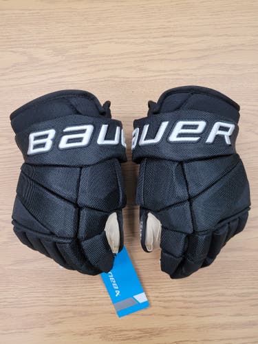 13" NEW! Bauer Vapor Pro Team Gloves Pro Stock Black/White