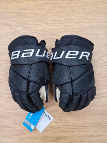 14" NEW! Bauer Vapor Pro Team Gloves 14" Pro Stock Black/White