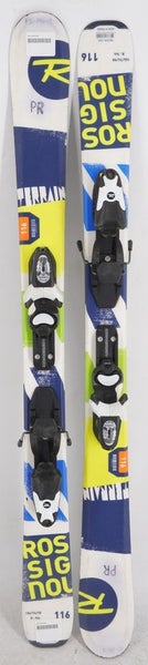 Rossignol Terrain Kids Skis with Bindings - 116 cm Used